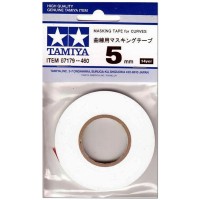 TAMIYA - MASKING TAPE FOR CURVES 5MM 87179