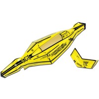 KYOSHO - BODY SHELL DRONE RACER ZEPHIR YELLOW DRB002Y