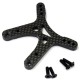 KYOSHO - SUPPORT AMORTISSEUR AVANT RB6.6 CARBONE/5.0 UMW733 