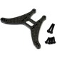 KYOSHO - SUPPORT AMORTISSEURS ARRIERE RB6.6 CARBONE/5.0 (MID) UMW734 