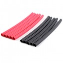 TEAM CORALLY - GAINE THERMO 3.2MM - ROUGE+NOIR - 10 PCS C-50221