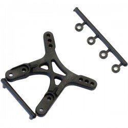 KYOSHO - FRONT DAMPER STAY RB6 - CARBON COMPOSITE UMW714 