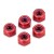 KYOSHO - ECROUS NYLSTOP M3X3.3 ALU. ROUGE (5) 1-N3033NA-R