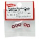 KYOSHO - ALU NYLON LOCK NUTS M3x3.3 - RED (5) 1-N3033NA-R