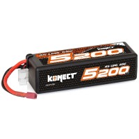 KONECT - LIPO BATTERY 5200MAH 11.1V 50C 3S1P 57.7WH (BIG PACK DEAN) KN-LP3S5200