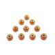 T-WORK'S - ALUMINIUM LOCK NUTS 3MM ORANGE (10PCS) TASS-3LNO