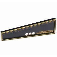 ARROWMAX - CHASSIS RIDE HEIGHT GAUGE 17 TO 30MM FOR 1/8 OFF-ROAD BLACK GOLDEN AM171014