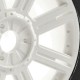 FASTRAX - 1:8 ROCK BLOCK MOUNTED ON 8-SPOKE WHITE (PR) FAST1001W