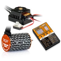 KONECT - COMBO BRUSHLESS 1/10 50AMP WP + MOTEUR 4P 3652SL 4600KV & CARTE PROG