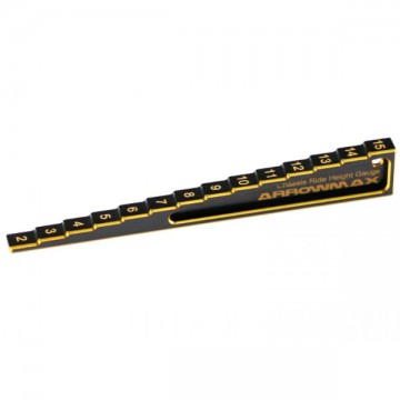 ARROWMAX - JAUGE DE GARDE AU SOL 2 A 15MM BLACK GOLDEN AM171011