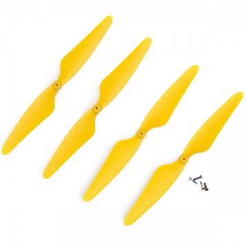 HUBSAN - SET HELICES JAUNE + VIS H507A-03