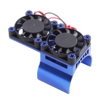 FASTRAX - BLUE ALUMINIUM TWIN FAN MOTOR HEATSINK UNIT FAST36-1