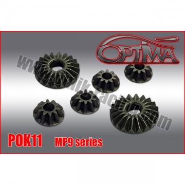 6MIK - MP9 STEEL GEAR SET POK11