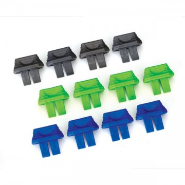 TRAXXAS - BATTERY CHARGE INDICATORS (GREEN (4), BLUE (4), GREY (4) 2943