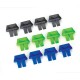 TRAXXAS - CONNECTEUR INDICATEUR DE CHARGE BATTERIE VERT (4) / BLEU (4) / GRIS (4) 2943