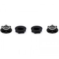 ARROWMAX - WHEEL NUT CLOSED END LIGHWEIGHT 1/8 BLACK AM030005B