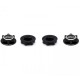 ARROWMAX - WHEEL NUT CLOSED END LIGHWEIGHT 1/8 BLACK AM030005B