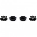 ARROWMAX - WHEEL NUT CLOSED END LIGHWEIGHT 1/8 BLACK AM030005B