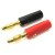 ETRONIX - 4.0MM GOLD CONNECTOR RED & BLACK ET0600