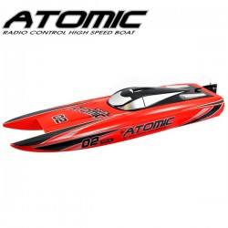 VOLANTEX - BATEAU RACENT ATOMIC 70CM BRUSHLESS RTR ROUGE V792-4R