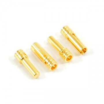 ETRONIX - 3.5MM GOLD CONNECTORS (2PR) ET0610