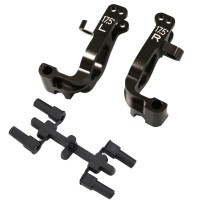 KYOSHO - FRONT HUB CARRIER SET INFERNO MP9 (19DEG) ALUMINIUM IFW474