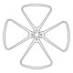 T2M - PROPELLER GUARD SET SPYRIT 3.0 (4PCS) T5181/03