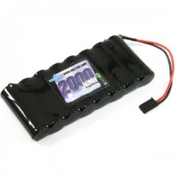 VOLTZ - TX 9.6V 2000MAH NIMH FLAT BATTERY PACK W/CONNECTOR VZ0180