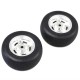 KYOSHO - ROSTYLE PRE-GLUED TYRES 1:10 (2) DODGE CHARGER FAT401