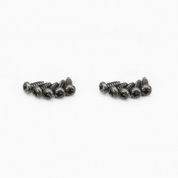 KYOSHO - ROUND HEAD 2X8MM TP SCREWS (10) 1-S42008TP