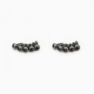 KYOSHO - ROUND HEAD 2X8MM TP SCREWS (10) 1-S42008TP