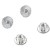 KILLERBODY - ALUMINIUM WHEELS NUTS SILVER 4MM (4PC) KB48365SL