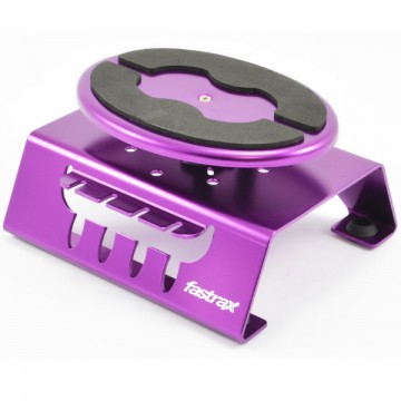 FASTRAX - STAND DE VOITURE VIOLET ROTATIF AVEC AIMANTS FAST407P