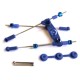 FASTRAX - PRE-ASSEMBLED THROTTLE/BRAKE LINKAGE SET BLUE FAST440B