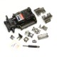 KYOSHO - CHASSIS SKELETON GRIS MR02-ASF - CONTACTS GOLD MZF205GM