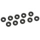 KYOSHO - SILICONE O RING P3 (10) BLACK (OT29) ORG03BK