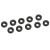 KYOSHO - SILICONE O RING P3 (10) BLACK (OT29) ORG03BK