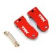 TRAXXAS - ETRIERS DE FUSEES (30 DEGRES) ALU ANODISES ROUGE GAUCHE ET DROIT 3632X