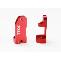 TRAXXAS - ETRIERS DE FUSEES (30 DEGRES) ALU ANODISES ROUGE GAUCHE ET DROIT 3632X