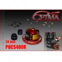 6MIK - OPTIMA 4 SHOES CLUTCH SET 34MM RED POCS400R