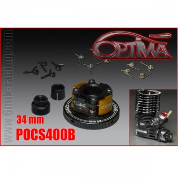 6MIK - EMBRAYAGE OPTIMA 4 POINTS ALU COMPLET 34MM NOIR POCS400B