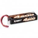 KONECT - LIPO BATTERY 11.1V 4200MAH 40C 3S1P (SLIM PACK DEAN) KN-LP3S4200