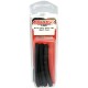 TEAM CORALLY - SHRINK TUBING - 6.4MM - RED + BLACK - 10 PCS C-50223