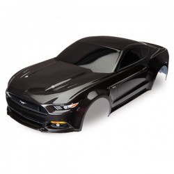 TRAXXAS - CARROSSERIE FORD MUSTANG NOIRE PEINTE ET DECOREE 8312X