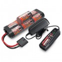 TRAXXAS - BATTERY/CHARGER COMPLETER PACK INCLUDES 2969 CHARGER 1 & 2926X 3000MAH 8.4V 7-CELL NIMH BATTERY (1) 2984G
