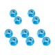 TEAM CORALLY - ECROUS NYLSTOP ALU M3 BLEU 10 PCS C-31024