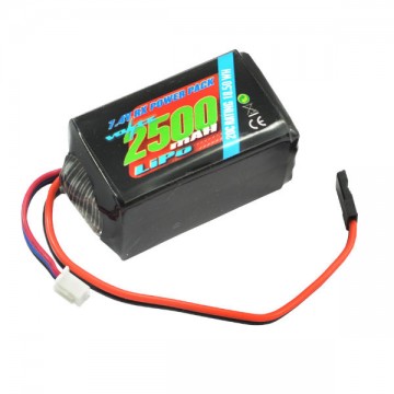 VOLTZ - BATTERIE LIPO 2500MAH 2S 7.4V RX HUMP PACK VZ0271