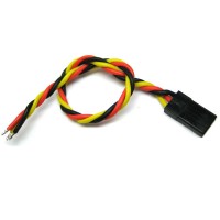 ETRONIX - CABLE SERVO TORSADE 15CM 22AWG PRISE JR ET0748