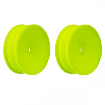 TEAM ASSOCIATED - BUGGY WHEEL 2WD SLIM FRONT 2.2 12MM HEX YELLOW 91758