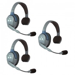 EARTEC - UltraLITE 2 PERSON SYSTEM (W/3 SINGLE HEADSETS, BATT/CHARG) UL3S